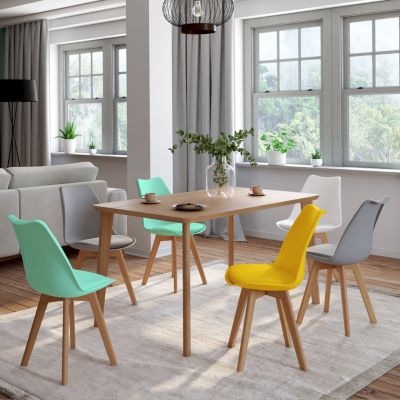 Market Lot de 6 Chaises SARA Pastel mix - vue 7