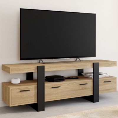 IDMARKET Phoenix Meuble TV Bois - vue 2