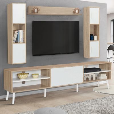 MARKET Meuble TV HOUSTON Bois - vue 2