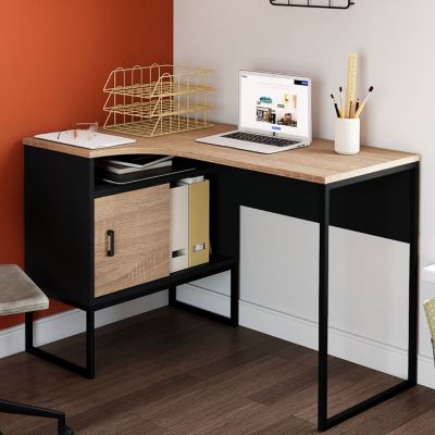 Bureau d'angle IDMARKET ROB Hêtre - vue 2