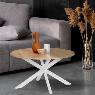market Table Basse ALIX Ronde Bois - vue 6