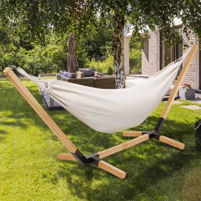 Hamac support bois écrue - vue 2