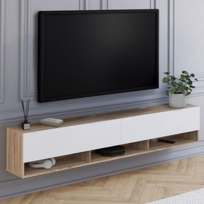 market Meuble TV 180 cm Bois et - vue 2