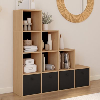 MEUBLE RANGEMENT EN ESCALIER