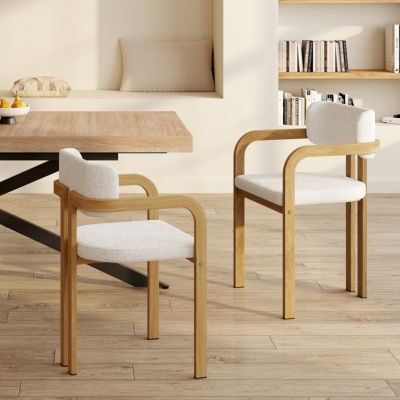 2 CHAISES ESMA BOUCLETTE - vue 2