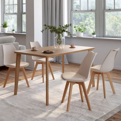 Lot de 4 chaises scandinaves - vue 7