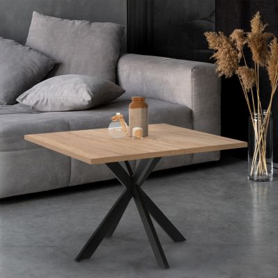 TABLE BASSE CARREE ALIX 70CM - vue 6