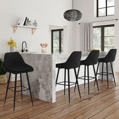 LOT 4 TABOURETS THALYA VELOURS - vue 7