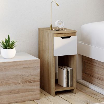 Lot de 2 tables de chevet étro - vue 2