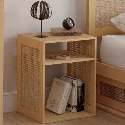Lot de 2 chevets en cannage - vue 6