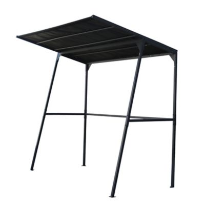 Tonnelle pour barbecue acier et toit polyester Solys 1,80 x 1,30 m