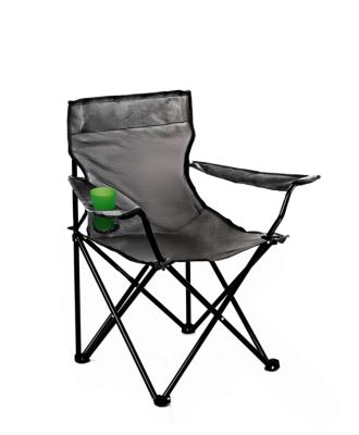 Fauteuil de camping gris H.80 cm Oviala