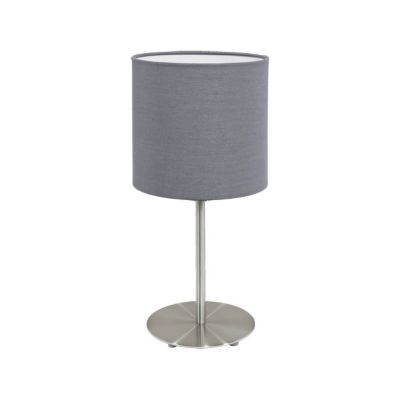 Image of Lampe à poser COLOURS Finch acier et gris brossé 3663602099703_CAFR