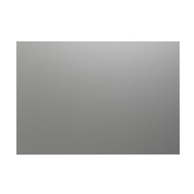Façade de cuisine 1 porte relevante Ice inox l. 60 x H. 43 cm