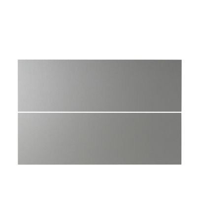 Façade de cuisine pliante relevante 1 porte Ice inox l. 90 cm