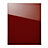 Façade de cuisine 1 porte Globe rouge l. 60 x h. 100,5 cm