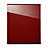 Façade de cuisine 1 porte Globe rouge l. 60 x h. 57,6 cm