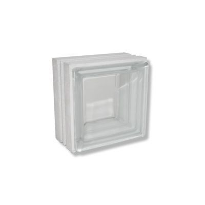 Pavé de verre incolore 11,5 x 11,5 cm, ép.80 mm