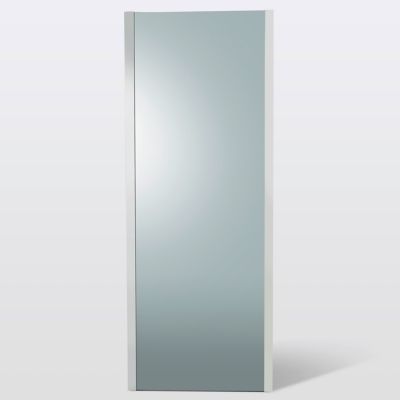 Paroi de douche fixe Cooke & Lewis Zilia verre fumé 80 cm