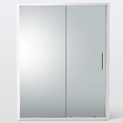 Porte coulissante Zilia fumé 160 cm 1/2