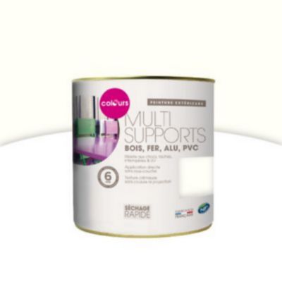 Peinture Multi Supports Exterieur Dulux Valentine Blanc Satin 2l Castorama