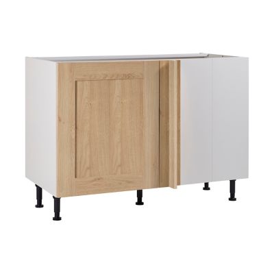 Meuble De Cuisine Kadral Bois D Angle Facade 1 Porte Kit Fileur Caisson Bas L 60 Cm Castorama