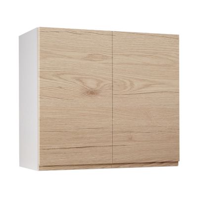 Meuble De Cuisine Epura Bois Facade 1 Porte L 80 Cm Caisson Haut Castorama