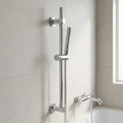 Barre de douche réglable chrome GoodHome Cavally
