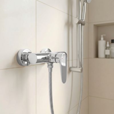 Mitigeur de douche mécanique chromé GoodHome Cavally