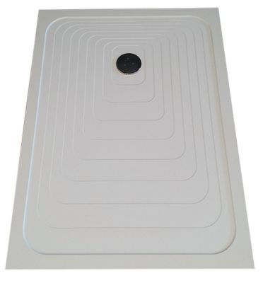 Receveur de douche à poser quartz Atelier Galinier 90 x 140 cm