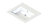 Plan vasque blanc en résine l.60 cm, Pamili Plan vasque blanc en résine l.60 cm, Pamili