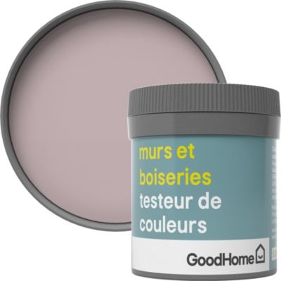 Testeur peinture murs et boiseries GoodHome violet Hokkaido satin 50ml
