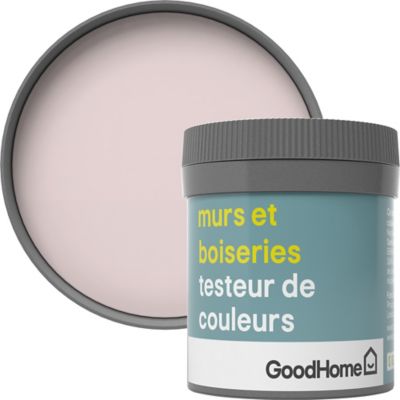 Testeur peinture murs et boiseries GoodHome rose Kyoto satin 50ml