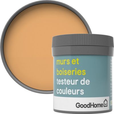 Testeur peinture murs et boiseries GoodHome orange Granada satin 50ml