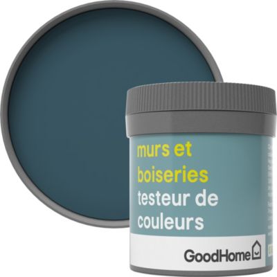 Testeur peinture murs et boiseries GoodHome bleu Antibes satin 50ml
