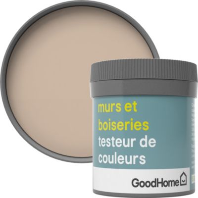Testeur peinture murs et boiseries GoodHome marron Huntington satin 50ml