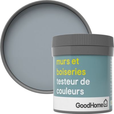 Testeur peinture murs et boiseries GoodHome gris Minneapolis satin 50ml