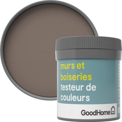 Testeur peinture murs et boiseries GoodHome marron Córdoba satin 50ml