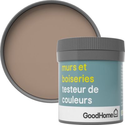Testeur peinture murs et boiseries GoodHome beige Mendoza satin 50ml