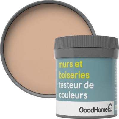 Testeur peinture murs et boiseries GoodHome beige Cartagena satin 50ml