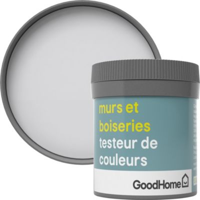 Testeur peinture murs et boiseries GoodHome gris Whistler satin 50ml