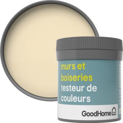 Testeur peinture murs et boiseries GoodHome blanc Toronto satin 50ml