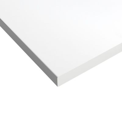 Plan de toilette Marloes blanc 120 cm GoodHome