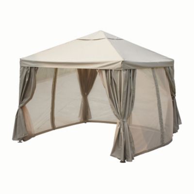 Tonnelle Blooma Preston 3 x 3 m taupe