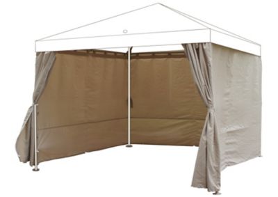 Rideaux de remplacement pour tonnelle Preston taupe