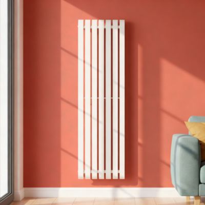 Radiateur eau chaude GoodHome Wilsona Vertical Blanc 1 045 W - Goodhome