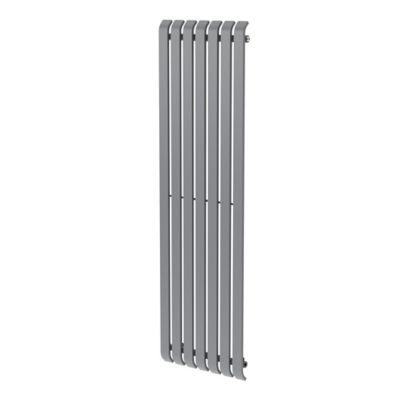 Radiateur eau chaude GoodHome Wilsona Vertical Gris 1 045 W - Goodhome
