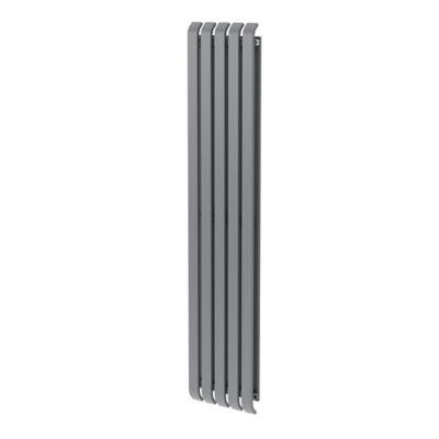Radiateur eau chaude GoodHome Wilsona Vertical Gris 1 120 W - Goodhome