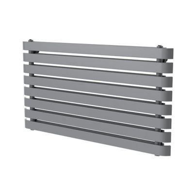 Radiateur eau chaude GoodHome Wilsona Horizontal Gris 1 080 W - Goodhome