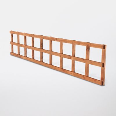 Panneau treillis ajouré en pin forme rectangulaire l.32 x H.183 cm